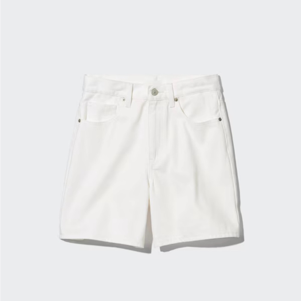 UNIQLO - High-Rise Denim Shorts